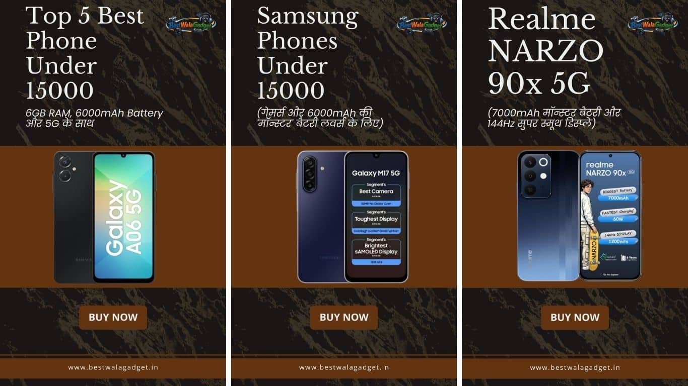 Top 5 Best Phone Under 15000