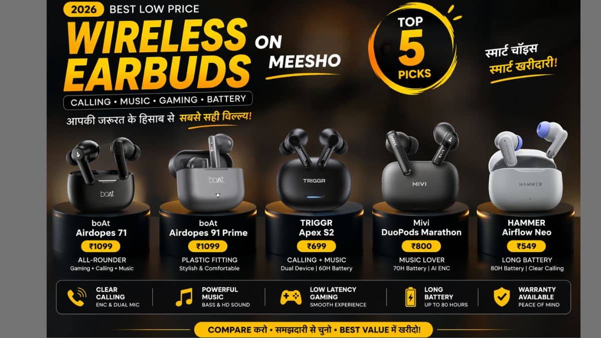 Meesho ka sabse accha earbuds kaun sa hai