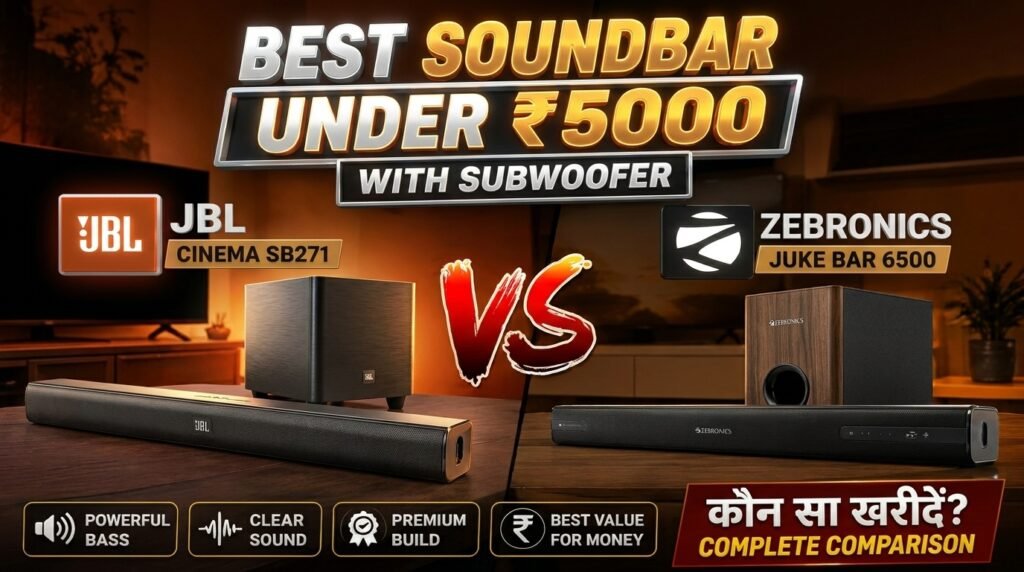 Best Soundbar Under 5000 with Subwoofer