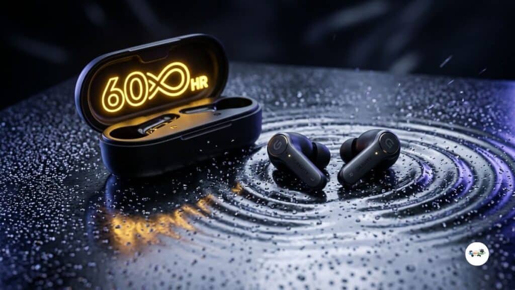 boAt Airdopes Plus 222 with 13mm dynamic bass drivers and 60h battery